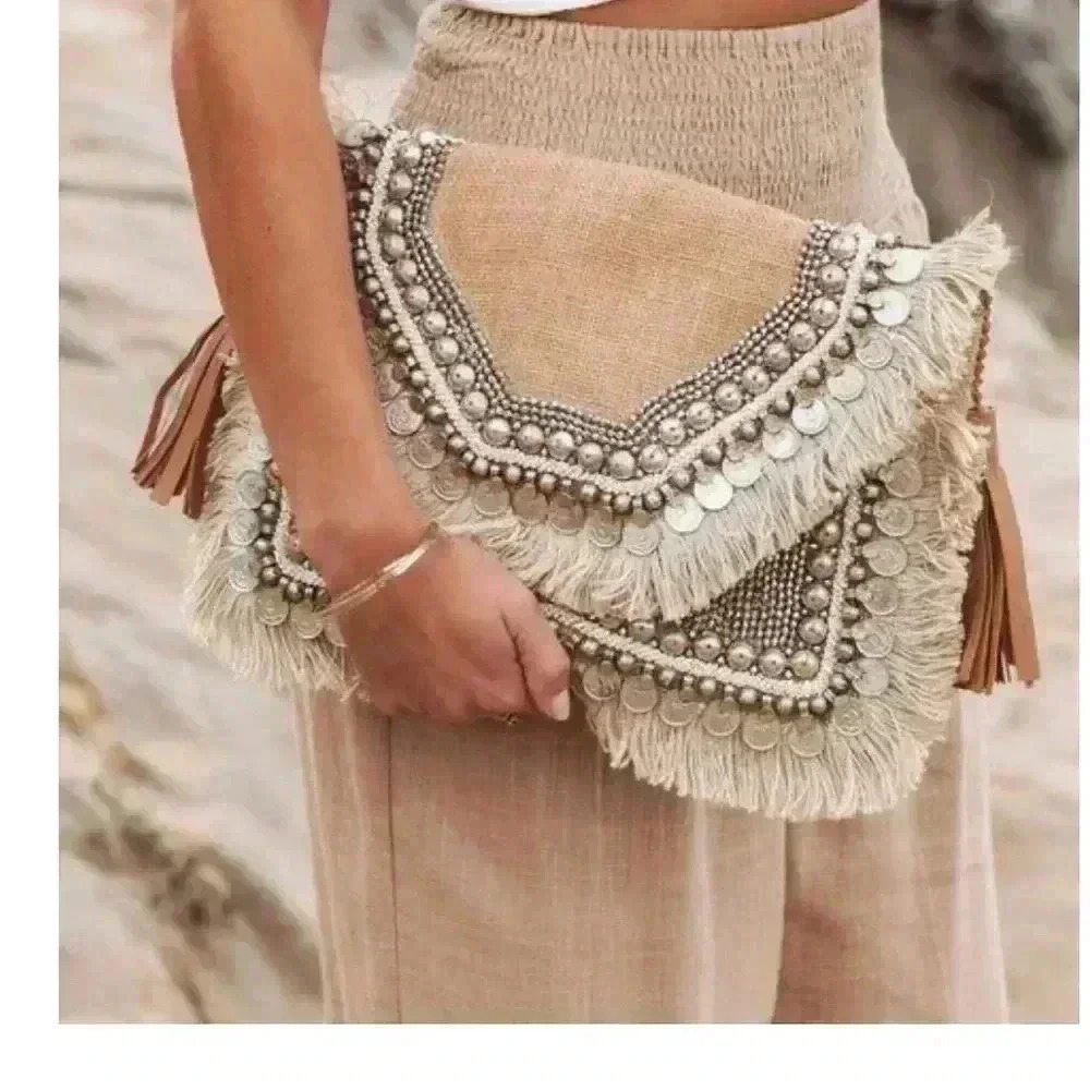 SHASHI Leela Clutch In
Monochrome REVOLVE